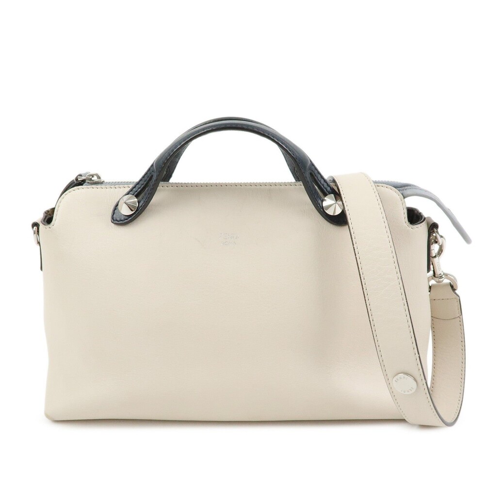 Fendi By The Way Medium Calfskin Handbag Beige